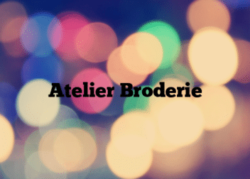 Atelier Broderie